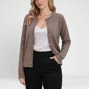 “Camille” Cashmere Blend Cozy Cardigan by The Urban Luxe – Camel, NWT
